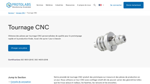 Proto Labs - Tournage CNC Personnalisé