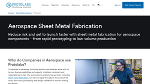 Protolabs - Aerospace Sheet Metal Fabrication