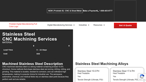 Prototek - CNC-Machined Stainless Steel