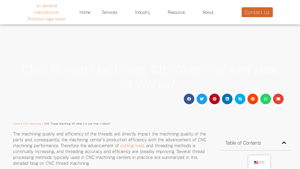 Prototool - CNC Thread Machining Solutions