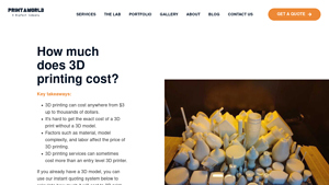 PRTWD - 3D Printing Cost Insights