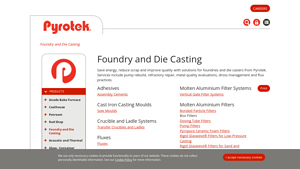 Pyrotek - Foundry and Die Casting Solutions