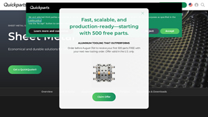 Quickparts - Sheet Metal Manufacturing Services