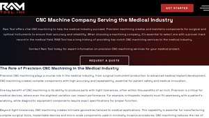 RAM Tool - Precision CNC Machining for Medical Devices