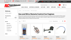 Traxxas - Nitro & Gas Engines for RC Cars