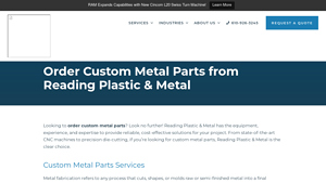 Reading Plastic & Metal - Custom Metal Parts