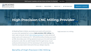 Reading Plastic - Precision CNC Milling