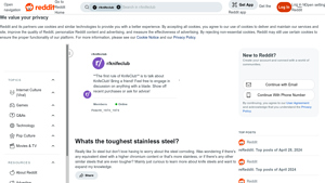 Tough Stainless Steels - Key Types