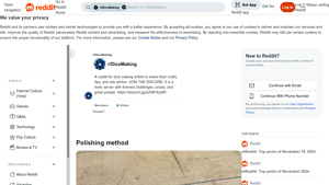 Reddit - Dice Polishing Techniques