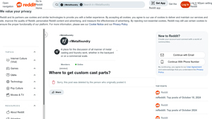 Reddit - Custom Cast Parts