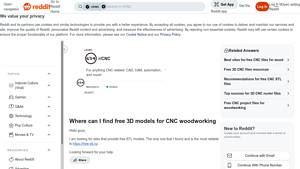 CNC Woodworking - Free 3D Models Resources