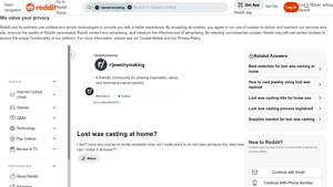 Reddit - Lost Wax Casting Tools
