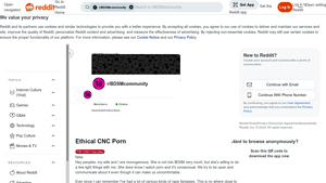 Reddit - Ethical CNC Resources