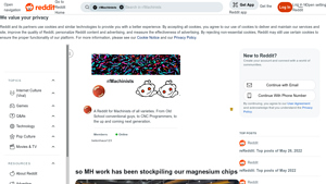 Reddit - Magnesium Chips
