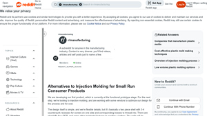 Reddit - Two-Piece Shell Assembly