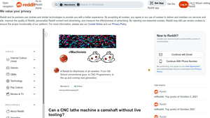 Reddit - CNC Lathe Capabilities for Camshafts