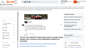 Reddit - DIY Carbon Fiber Solutions