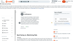 Reddit - Machining Techniques Insights