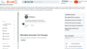 Reddit - Affordable Automatic Tool Changer Options