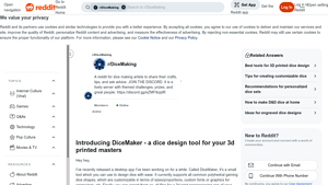 DiceMaker - 3D Printable Dice Creator