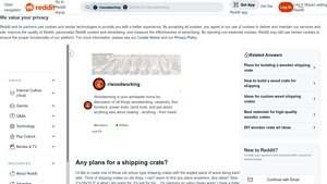 Shipping Crate Plans - Vintage Design