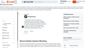 Reddit - Silicone Rubber Injection Moulding Resources