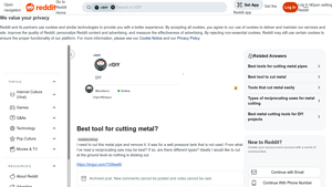 Reddit - Reciprocating Saw & Grinder Tools