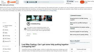 Reddit - Lost Wax Casting Essentials