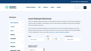 Waterjet Machines - Used Omax, Mitsubishi, Techni, Flow Mach
