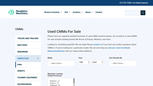 Revelation Machinery - Used CMMs