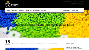 Rex Plastics - Injection Molding Costs