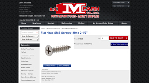 RGM - Flat Head SMS Screws