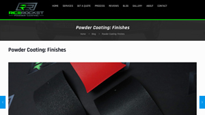 Rice Rocket - Powder Coating Solutions