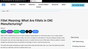 Richconn - CNC Fillet Solutions