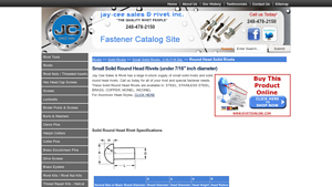 Rivets In Stock - Round Head Solid Rivets