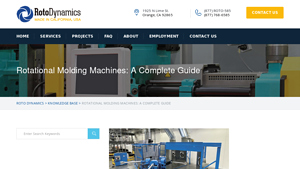 Rotodynamics - Rotational Molding Machines