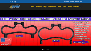 RPM RC Products - Traxxas X-Maxx Bumper Mounts