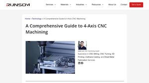 Runsom - 4-Axis CNC Machining