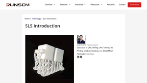 Runsom - SLS Additive Manufacturing