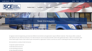Saginaw Control & Engineering - Steel Enclosures
