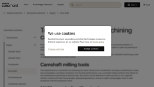 Sandvik Coromant - Camshaft Milling Tools