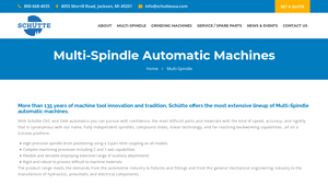 Schütte USA - Multi-Spindle Automatic Machines