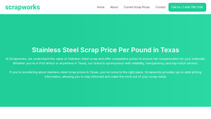 ScrapWorks - Stainless Steel Scrap Pricing