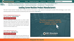 Screw Machine Products - Precision Components