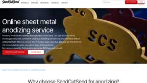 SendCutSend - Metal Anodizing Services