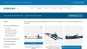 SENFENG - Laser Metal Tube Cutters