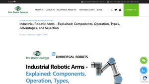 Servodynamics - Industrial Robotic Arms