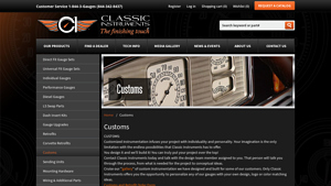Classic Instruments - Customized Instrumentation