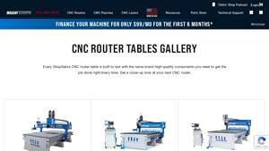ShopSabre - IS-A and IS-M Series CNC Routers