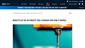 ShopSabre - IS-A and IS-M Series CNC Routers